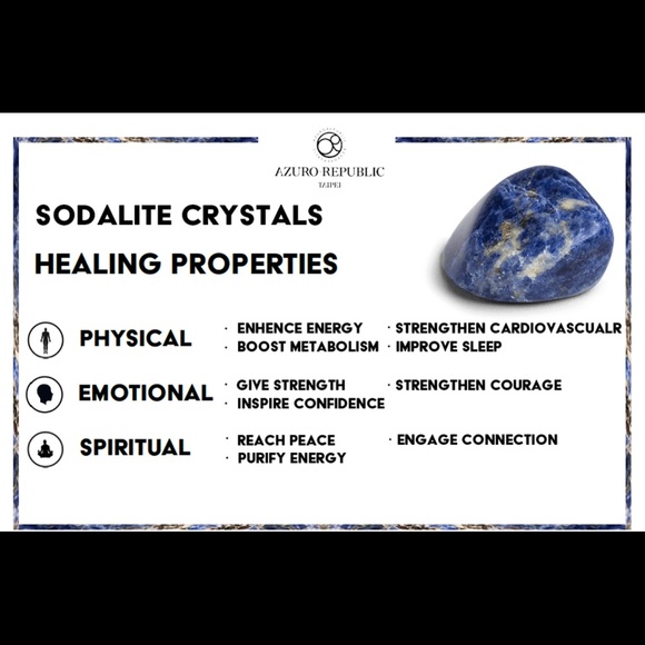 Sodalite Drop Earrings - Picture 5 of 6